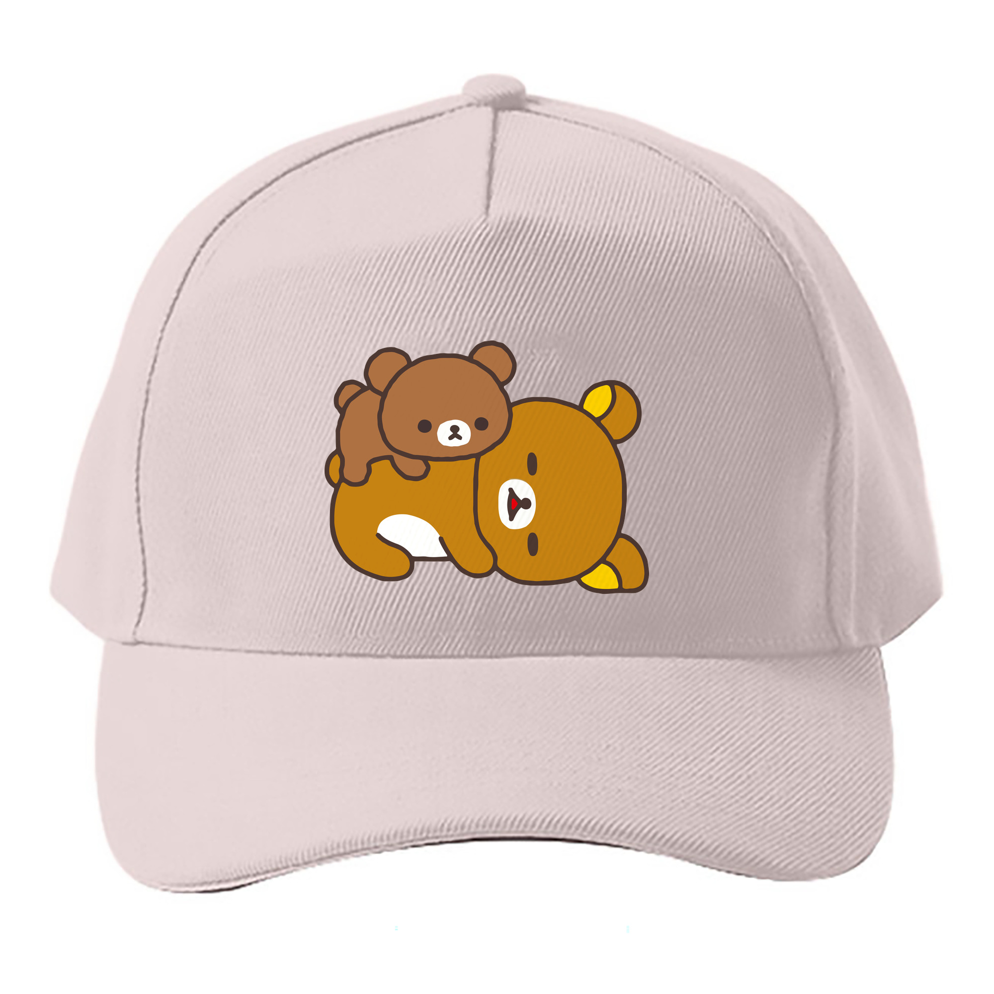 （画像用） リラックマ リラックマ キイロイトリ Rilakkuma Korilakkuma Kiiroitori ベースボールキャップ 綿100％ 男女兼用 帽子 スポーツ